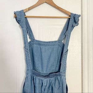 Open back Abercrombie ruffle jumpsuit